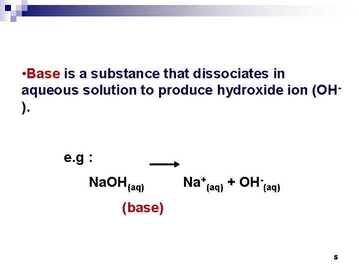 CHAPTER 7 IONIC EQUILIBRIA 7 1 acids and