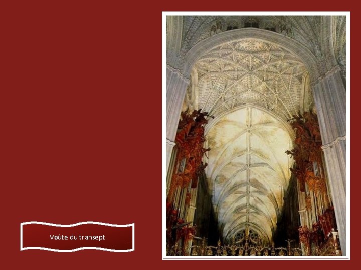 Voûte du transept 