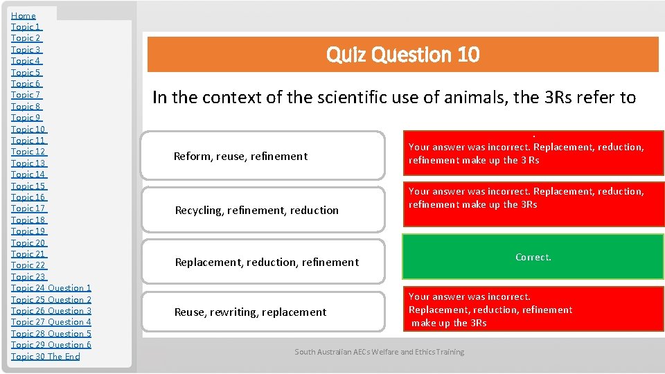 Home Topic 1 Topic 2 Topic 3 Topic 4 Topic 5 Topic 6 Topic