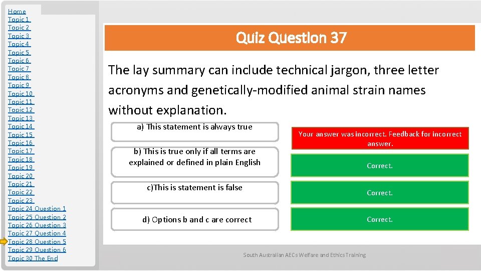 Home Topic 1 Topic 2 Topic 3 Topic 4 Topic 5 Topic 6 Topic