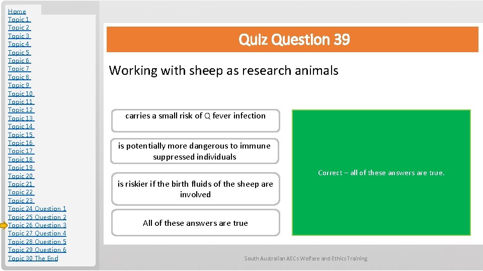 Home Topic 1 Topic 2 Topic 3 Topic 4 Topic 5 Topic 6 Topic