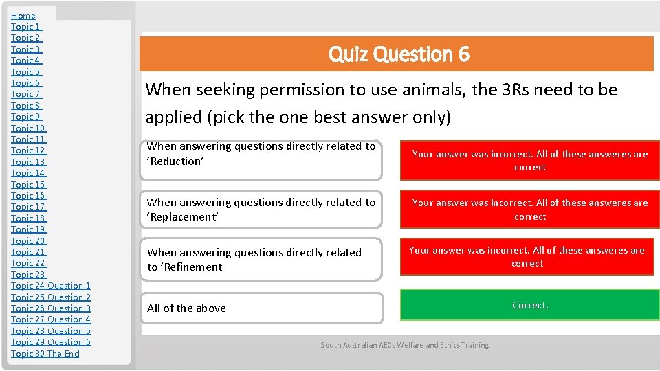 Home Topic 1 Topic 2 Topic 3 Topic 4 Topic 5 Topic 6 Topic