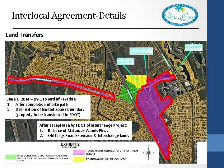 Interlocal Agreement-Details Land Transfers June 1, 2014 – US-1 to Bird of Paradise 1.