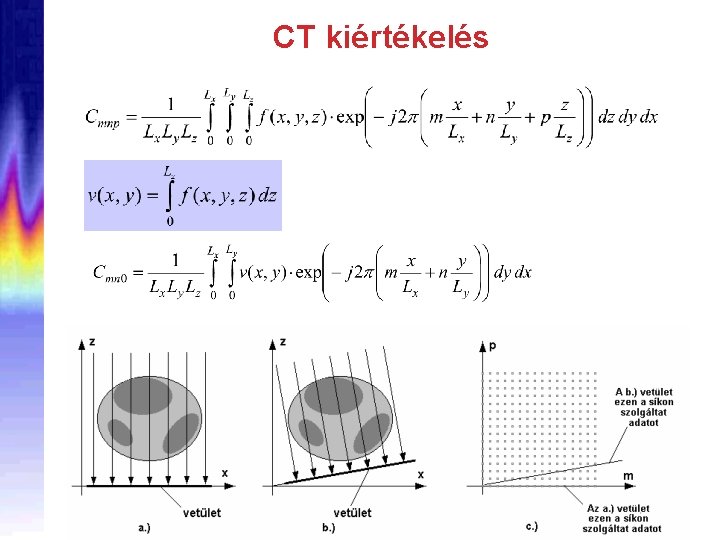 CT kiértékelés 