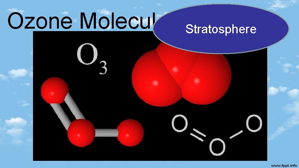 Ozone Molecules Stratosphere 