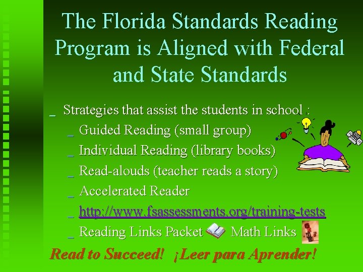 The Florida Standards Reading Program is Aligned with Federal and State Standards _ Strategies