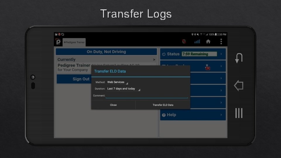 Transfer Logs 