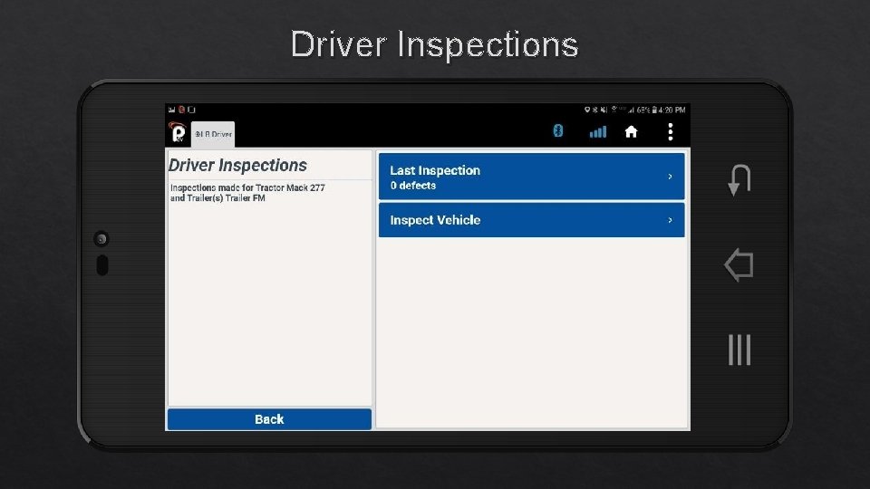 Driver Inspections 