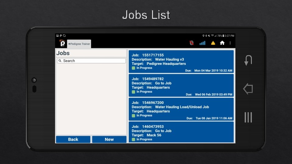 Jobs List 