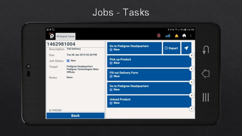 Jobs - Tasks 