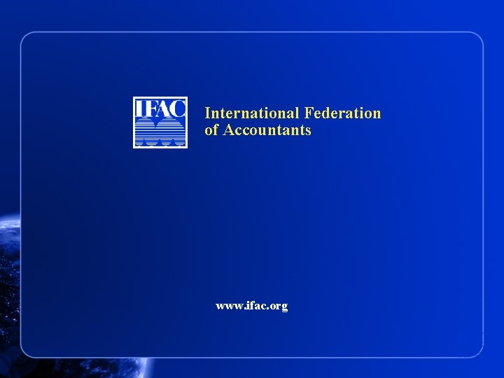 International Federation of Accountants Translation Activities in IFAC