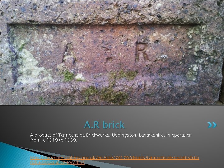 Auchenheath House Auchenheath Lanarkshire Brick Marks A R