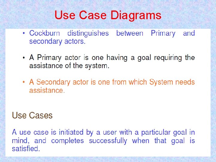 Use Case Diagrams 