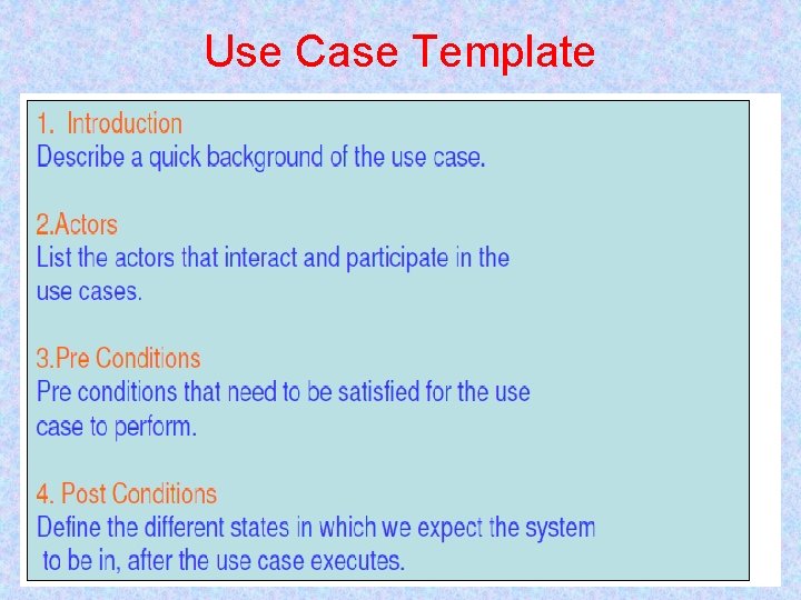 Use Case Template 
