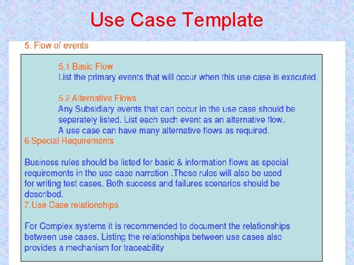 Use Case Template 