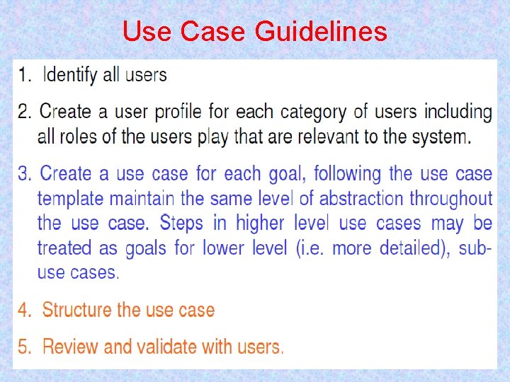 Use Case Guidelines 