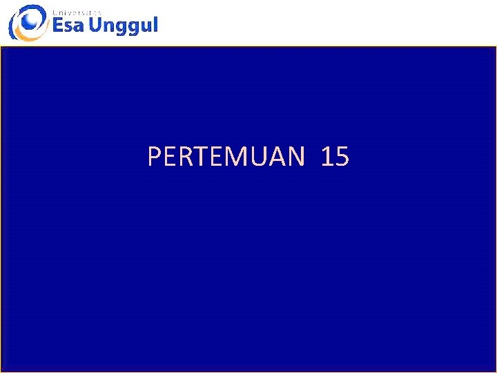 PERTEMUAN 15 