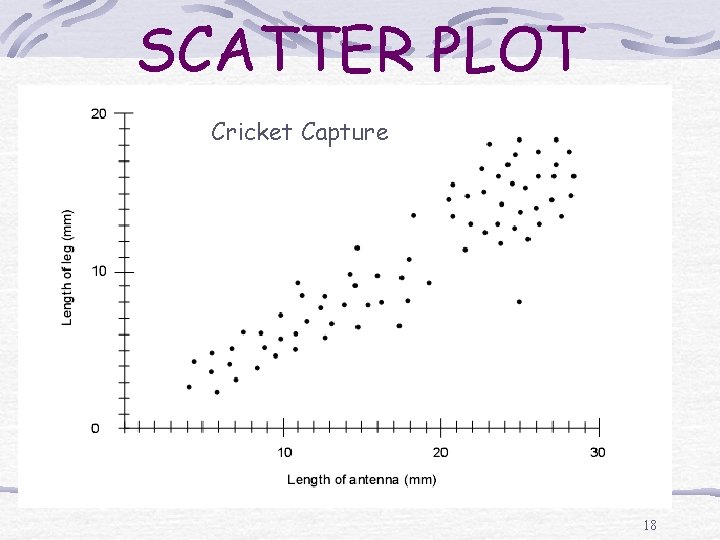 SCATTER PLOT Cricket Capture 18 