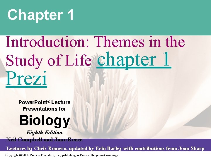 Chapter 1 Introduction Themes in the Study of