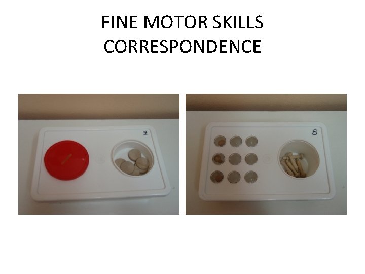 FINE MOTOR SKILLS CORRESPONDENCE 