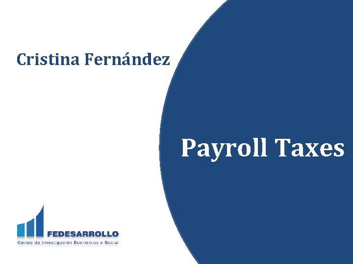 Cristina Fernández Payroll Taxes 