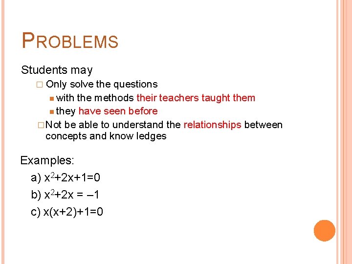 CONCEPTUAL LEARNING THROUGH LEARNING OBJECTS APPLICATION IN MATHEMATICS