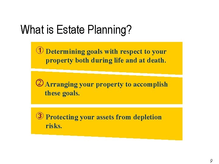 What is Estate Planning? À Determining goals with respect to your property both during