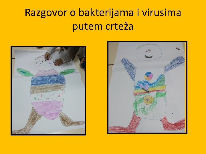 Razgovor o bakterijama i virusima putem crteža 