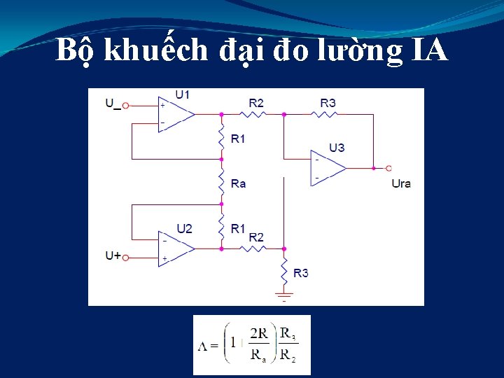 Bộ khuếch đại đo lường IA 