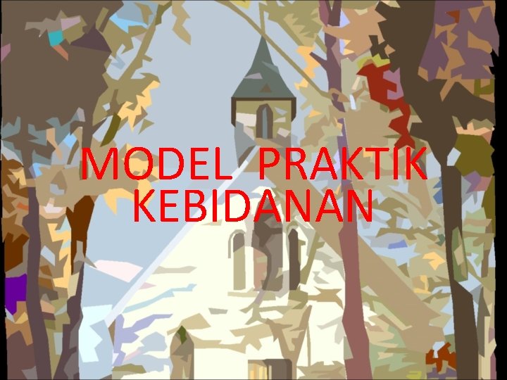 MODEL PRAKTIK KEBIDANAN 