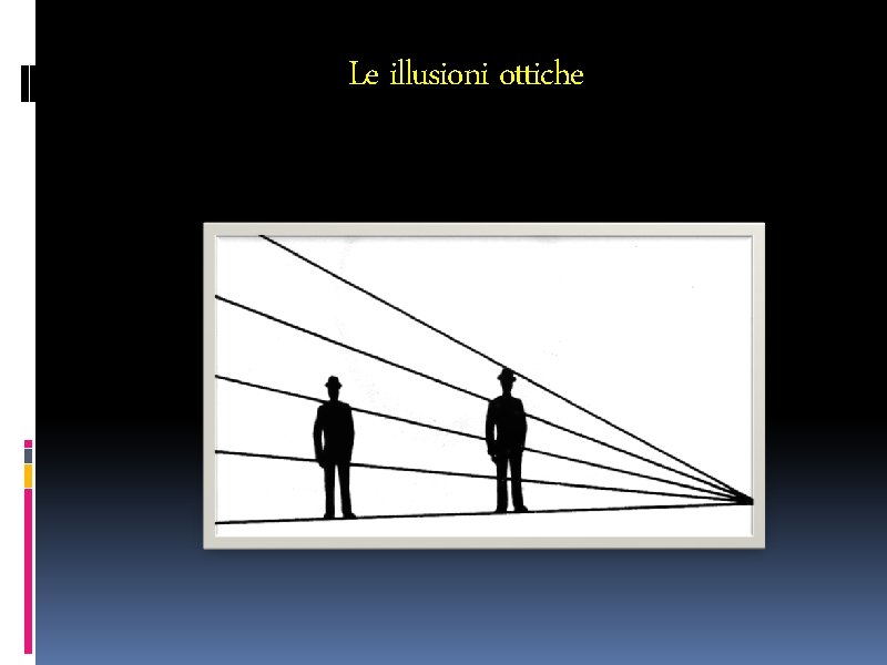 Le illusioni ottiche 