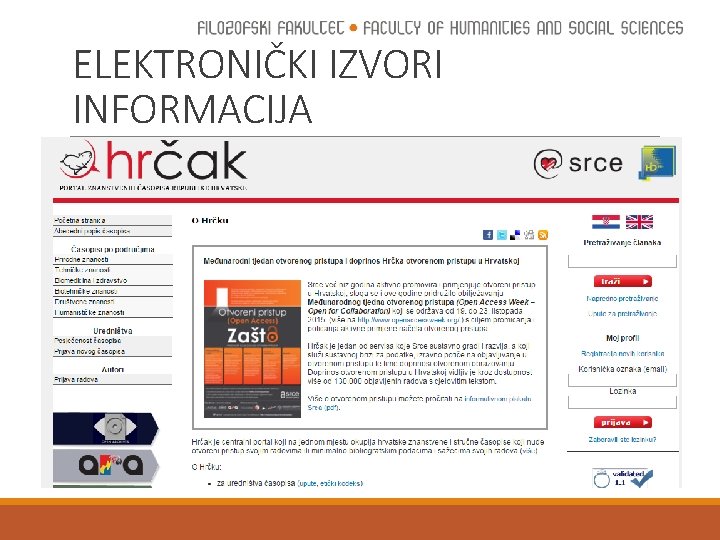 ELEKTRONIČKI IZVORI INFORMACIJA 