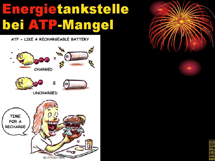 Energietankstelle bei ATP-Mangel 