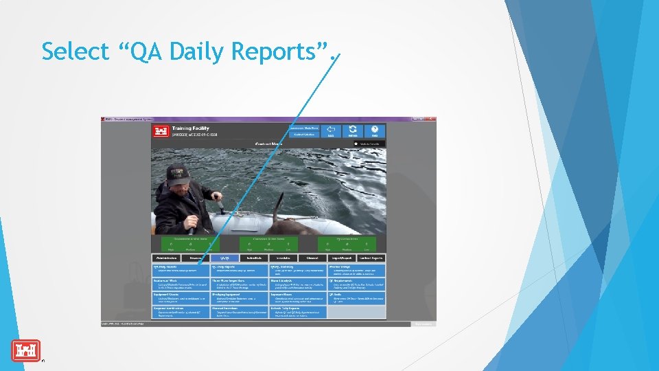 Select “QA Daily Reports”. 