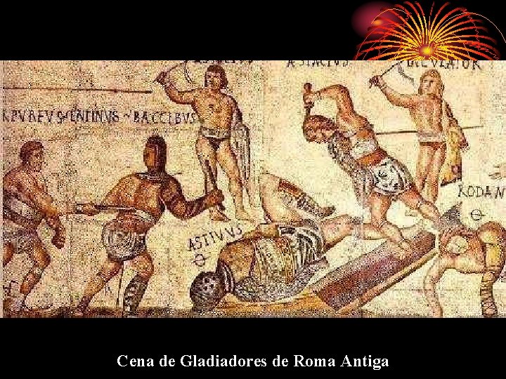 Cena de Gladiadores de Roma Antiga 