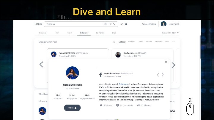 Dive and Learn © 2019 ZANROO. PRIVATE & CONFIDENTIAL Reproduction in whole or in