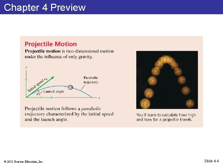 Chapter 4 Preview © 2013 Pearson Education, Inc. Slide 4 -4 