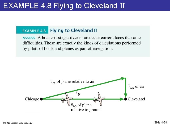 EXAMPLE 4. 8 Flying to Cleveland II © 2013 Pearson Education, Inc. Slide 4