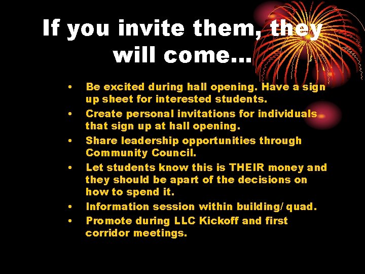 If you invite them, they will come… • • • Be excited during hall