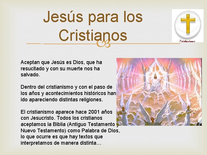JESS EL HIJO DE DIOS Cmo ven las
