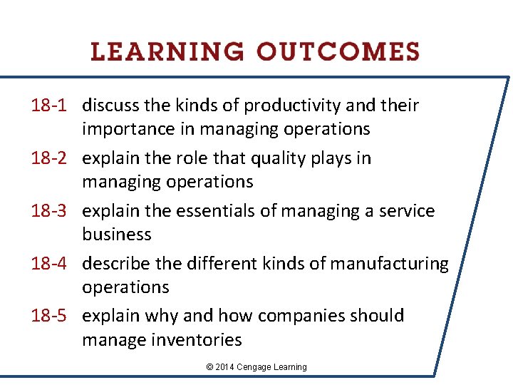 18 -1 discuss the kinds of productivity and their importance in managing operations 18