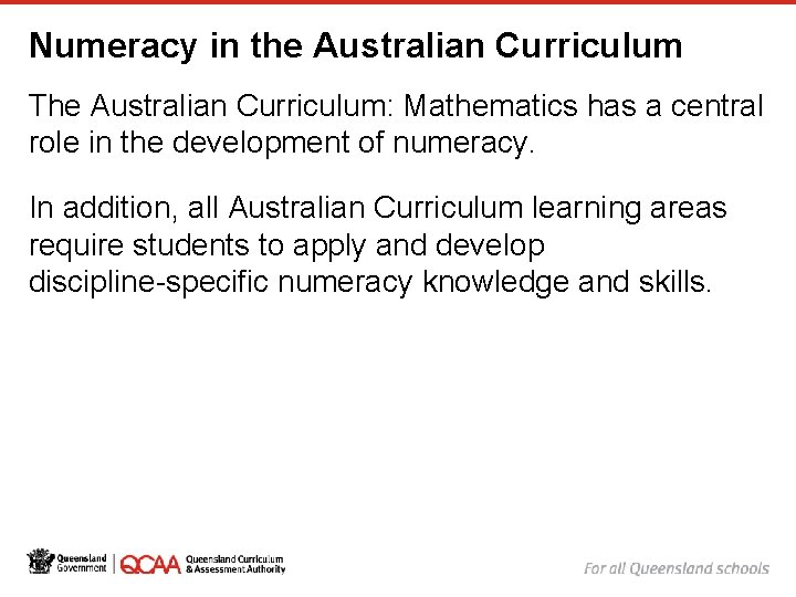 201023 National Literacy and Numeracy Learning Progressions Overview