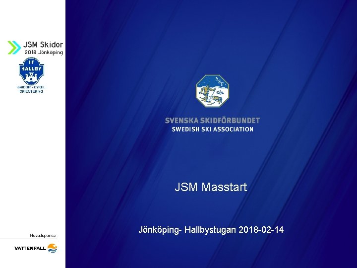 JSM Masstart Jönköping- Hallbystugan 2018 -02 -14 