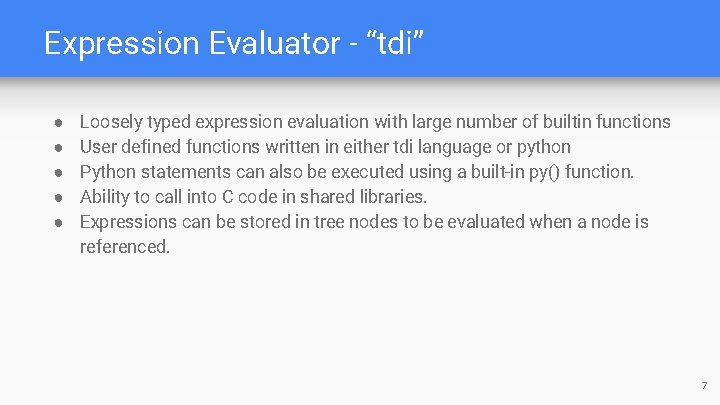 Tdi Expressions MDSplus What is it and how did it