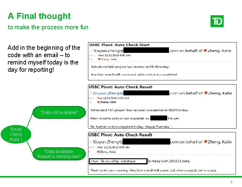 A Final thought to make the process more fun Add in the beginning of A Final thought to make the process more fun Add in the beginning of