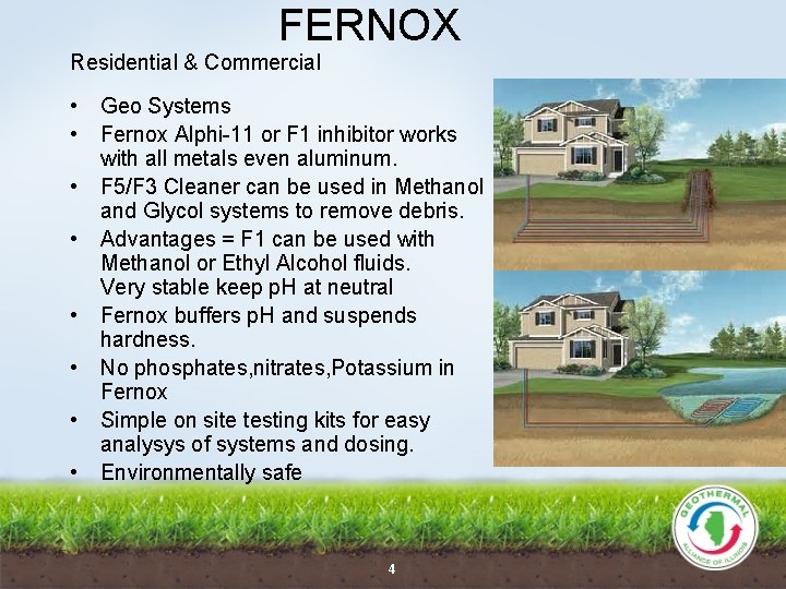 FERNOX Residential & Commercial • • Geo Systems Fernox Alphi-11 or F 1 inhibitor