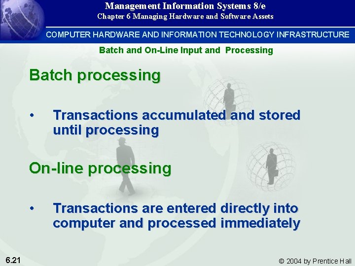 Management Information Systems 8/e Chapter 6 Managing Hardware and Software Assets COMPUTER HARDWARE AND