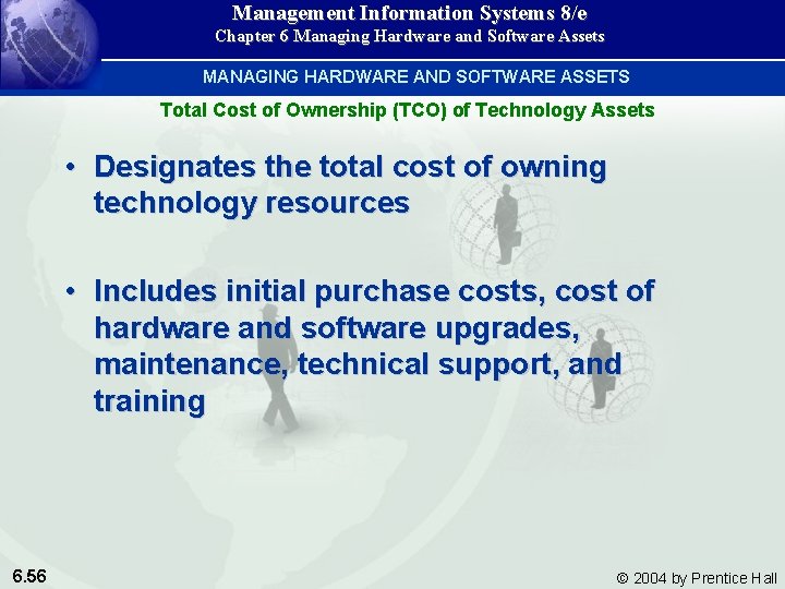 Management Information Systems 8/e Chapter 6 Managing Hardware and Software Assets MANAGING HARDWARE AND