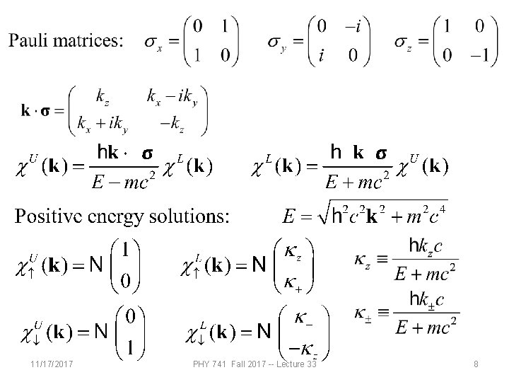 11/17/2017 PHY 741 Fall 2017 -- Lecture 33 8 