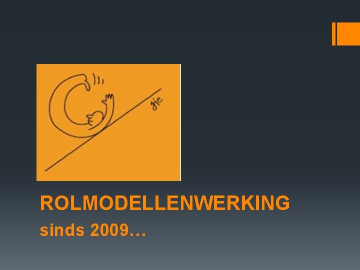 ROLMODELLENWERKING sinds 2009… 